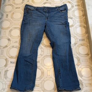 Discontinued Old Navy Women's kicked Boot Cut Jeans - Blue